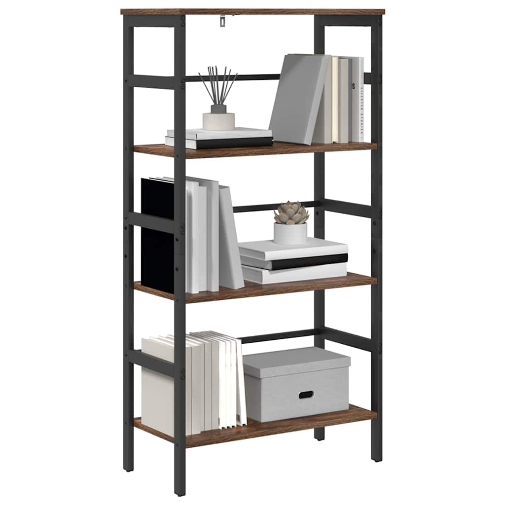 Boekenkast Gerookt eiken 60 x 29,5 x 115 cm Bewerkt hout