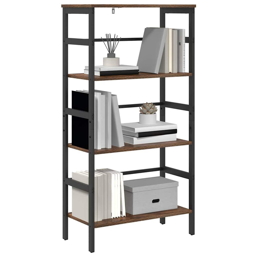Boekenkast Gerookt eiken 60 x 29,5 x 115 cm Bewerkt hout