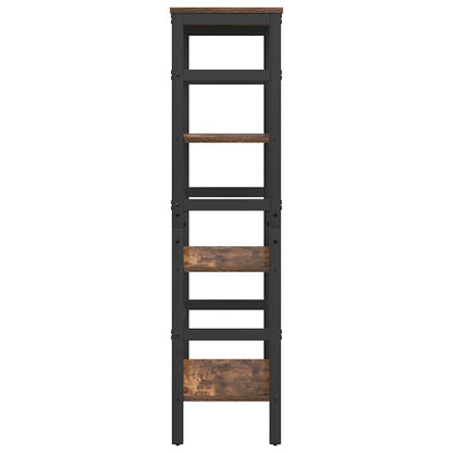 Boekenkast Gerookt eiken 60 x 29,5 x 115 cm Bewerkt hout