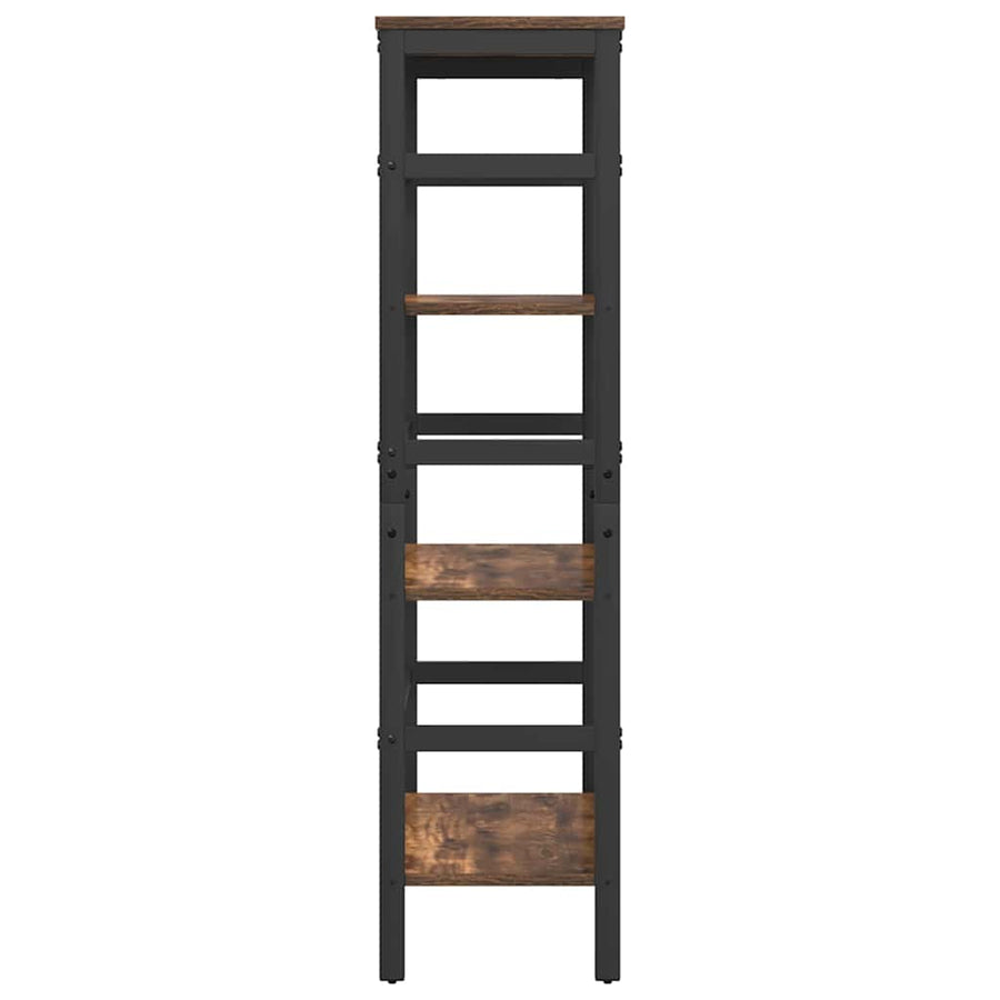 Boekenkast Gerookt eiken 60 x 29,5 x 115 cm Bewerkt hout