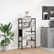 Boekenkast 60x29,5x115 cm grijs sonoma bewerkt hout