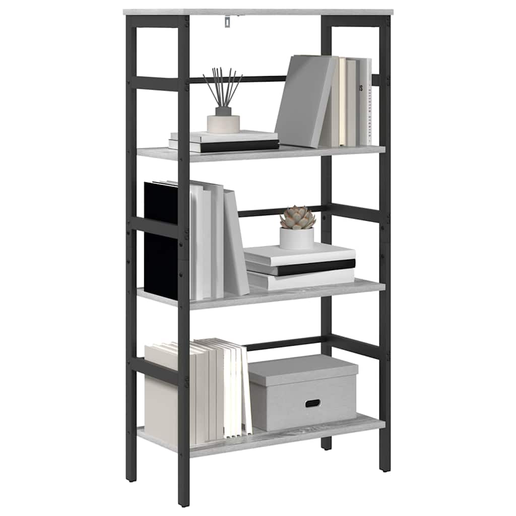 Boekenkast Grijs Sonoma 60 x 29,5 x 115 cm Bewerkt hout