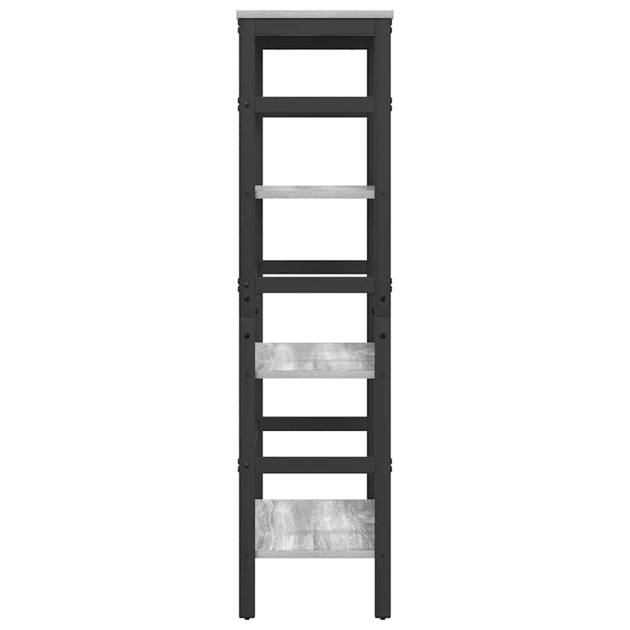 Boekenkast Grijs Sonoma 60 x 29,5 x 115 cm Bewerkt hout