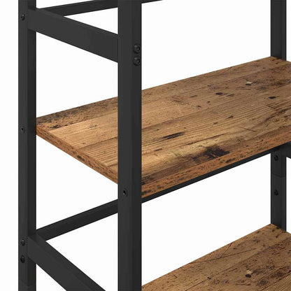Boekenkast Oud Hout 60 x 29,5 x 115 cm Bewerkt hout