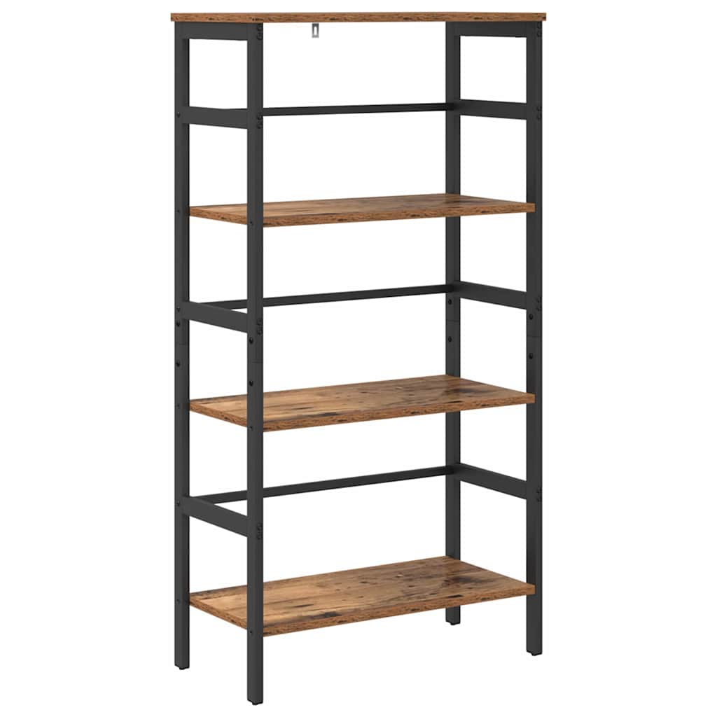 Boekenkast Oud Hout 60 x 29,5 x 115 cm Bewerkt hout