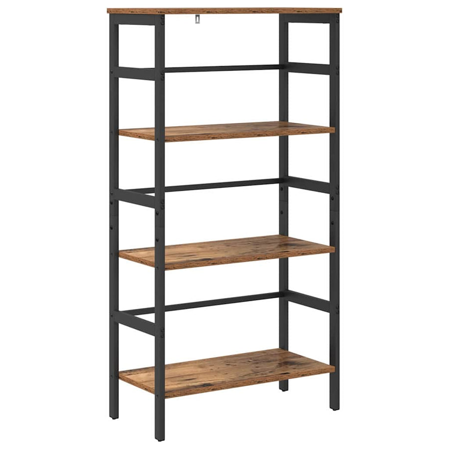 Boekenkast Oud Hout 60 x 29,5 x 115 cm Bewerkt hout
