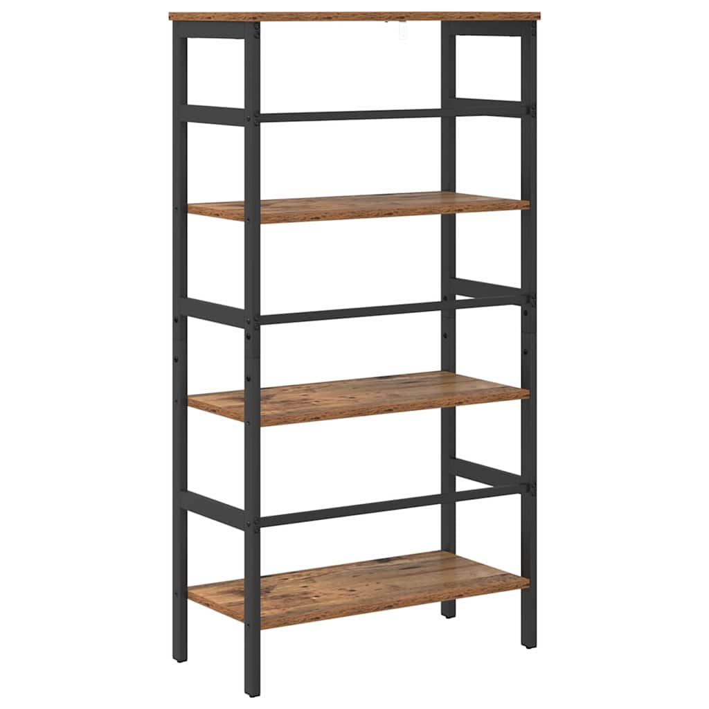 Boekenkast Oud Hout 60 x 29,5 x 115 cm Bewerkt hout