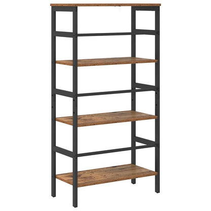Boekenkast Oud Hout 60 x 29,5 x 115 cm Bewerkt hout