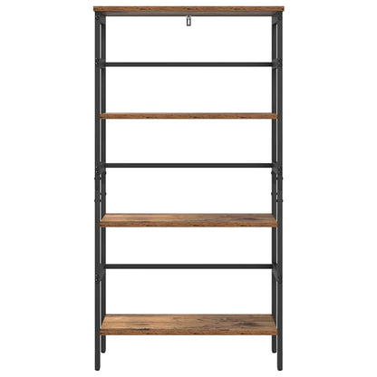 Boekenkast Oud Hout 60 x 29,5 x 115 cm Bewerkt hout
