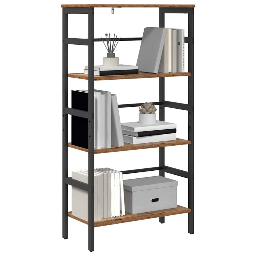 Boekenkast Oud Hout 60 x 29,5 x 115 cm Bewerkt hout