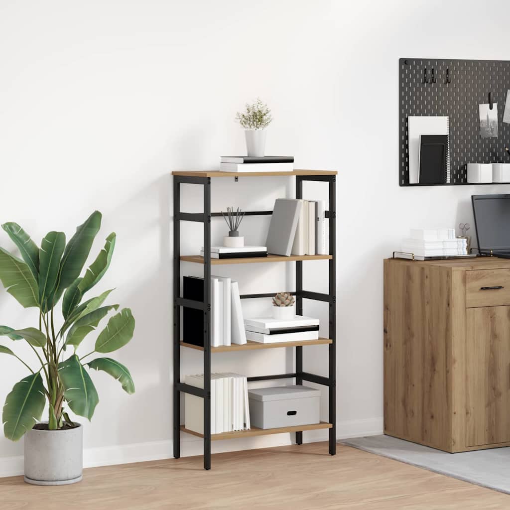 Boekenkast Artisan Eiken 60 x 29,5 x 115 cm Bewerkt hout