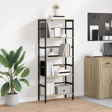 Boekenkast Sonoma Eiken 60 x 29,5 x 149 cm Bewerkt hout
