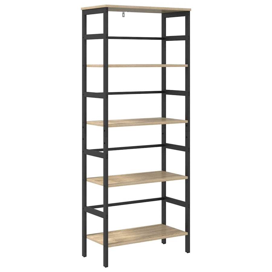 Boekenkast Sonoma Eiken 60 x 29,5 x 149 cm Bewerkt hout