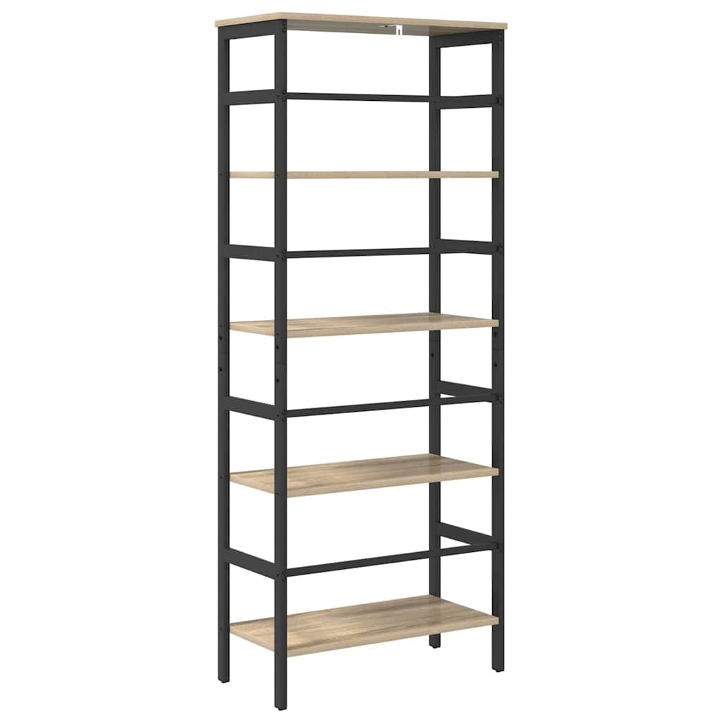 Boekenkast Sonoma Eiken 60 x 29,5 x 149 cm Bewerkt hout