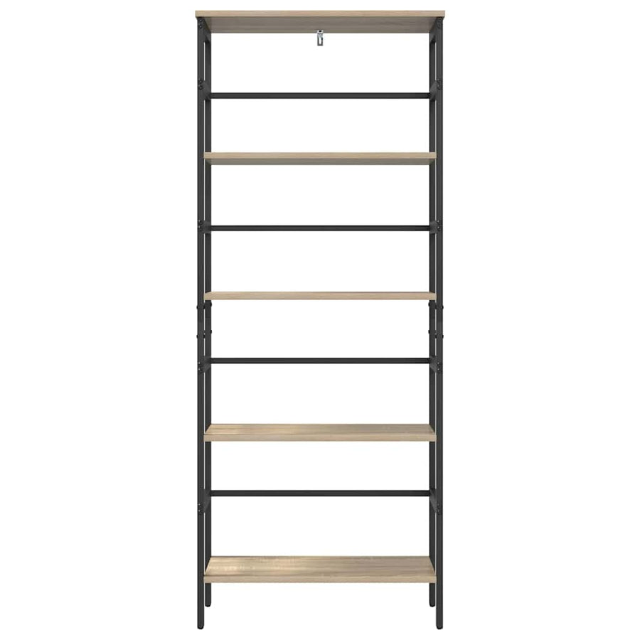 Boekenkast Sonoma Eiken 60 x 29,5 x 149 cm Bewerkt hout