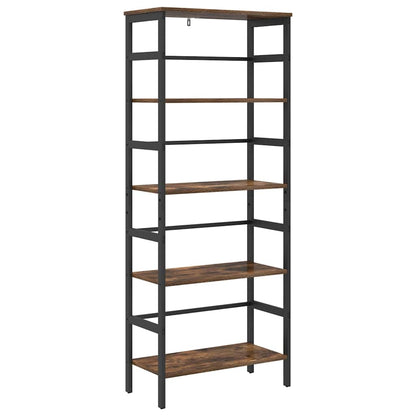 Boekenkast Gerookt eiken 60 x 29,5 x 149 cm Bewerkt hout