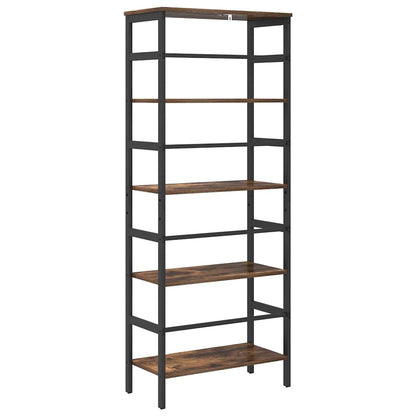 Boekenkast Gerookt eiken 60 x 29,5 x 149 cm Bewerkt hout