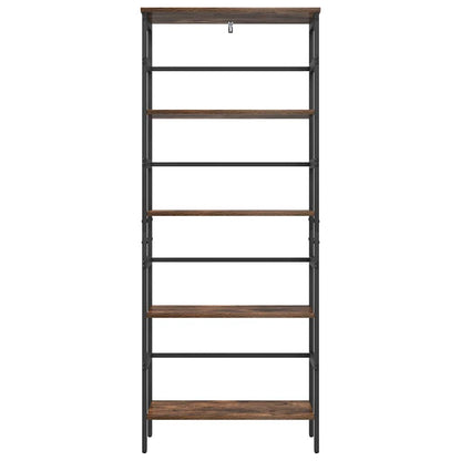 Boekenkast Gerookt eiken 60 x 29,5 x 149 cm Bewerkt hout