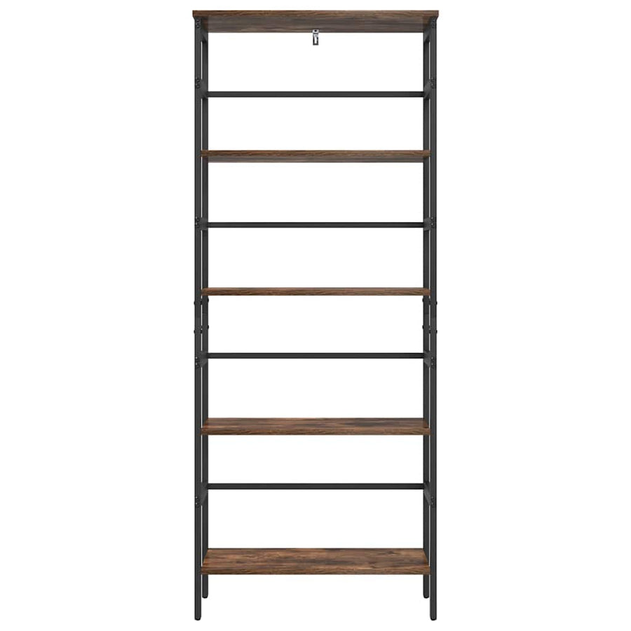Boekenkast Gerookt eiken 60 x 29,5 x 149 cm Bewerkt hout