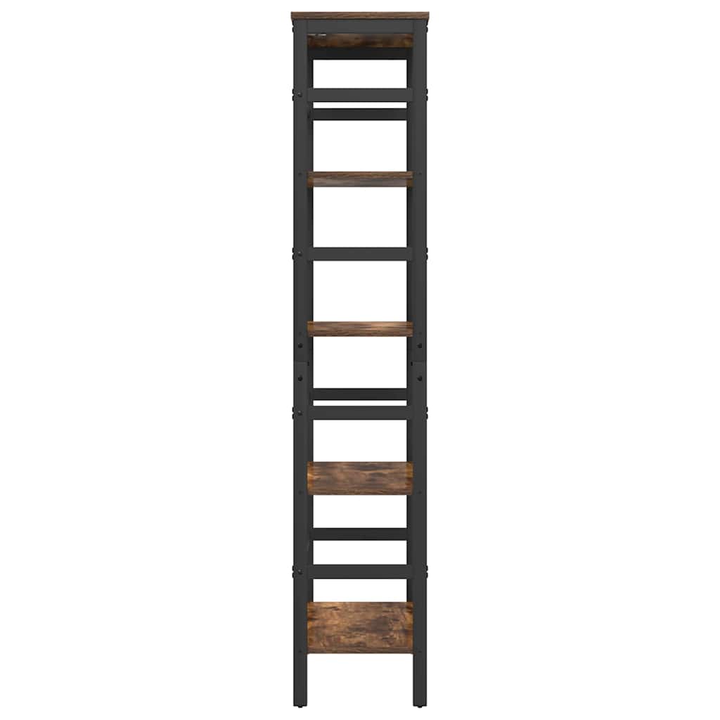 Boekenkast Gerookt eiken 60 x 29,5 x 149 cm Bewerkt hout