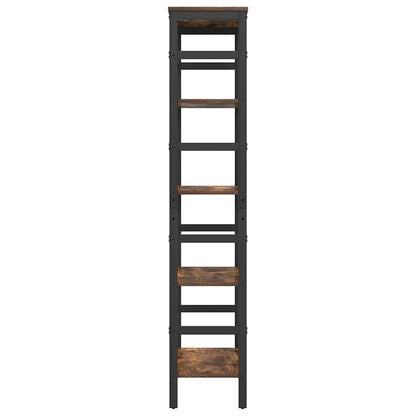Boekenkast Gerookt eiken 60 x 29,5 x 149 cm Bewerkt hout