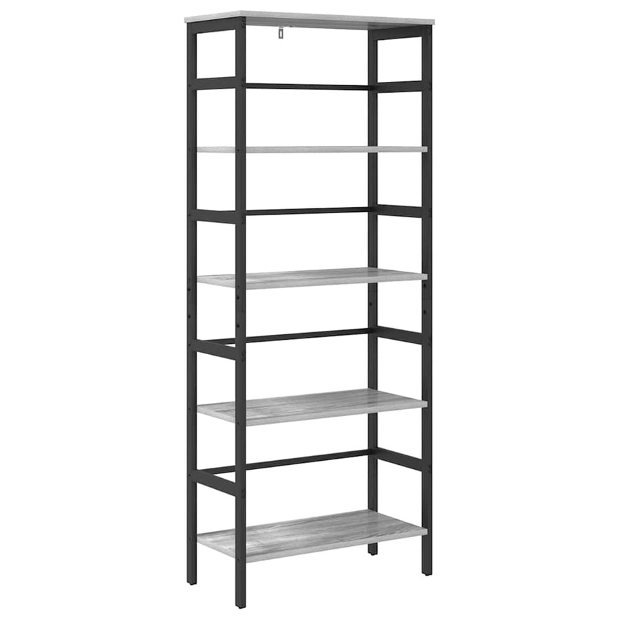 Boekenkast Grijs Sonoma 60 x 29,5 x 149 cm Bewerkt hout
