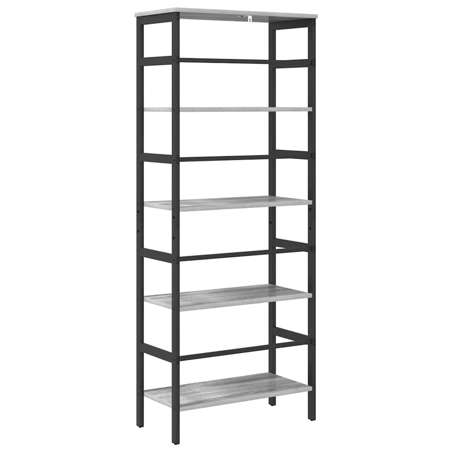 Boekenkast Grijs Sonoma 60 x 29,5 x 149 cm Bewerkt hout