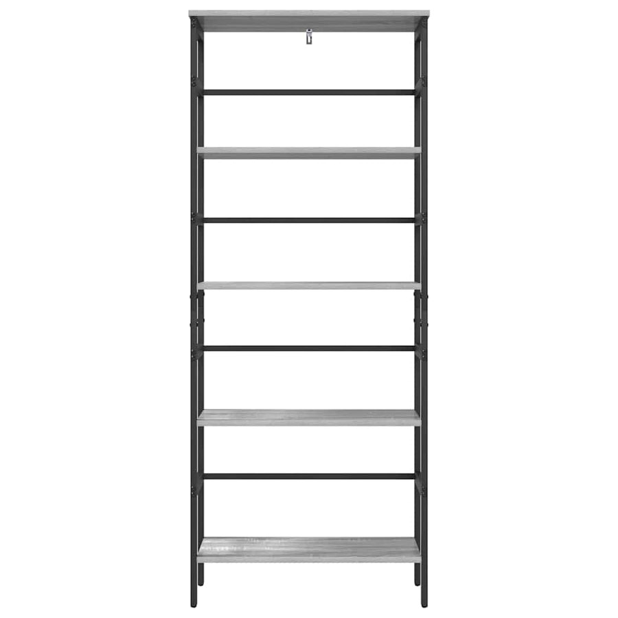 Boekenkast Grijs Sonoma 60 x 29,5 x 149 cm Bewerkt hout
