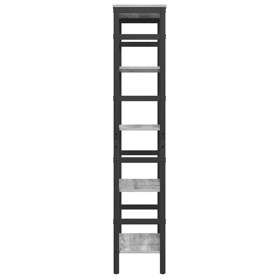 Boekenkast Grijs Sonoma 60 x 29,5 x 149 cm Bewerkt hout