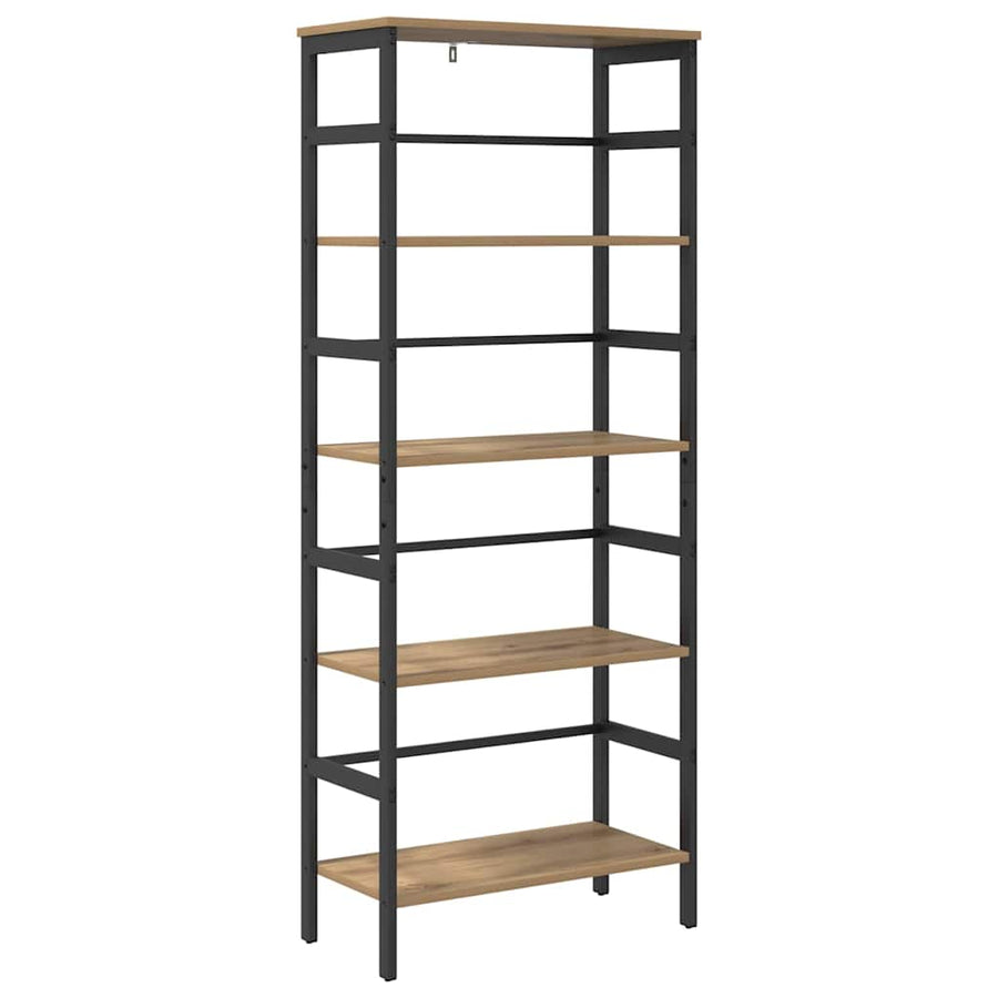 Boekenkast Artisan Eiken 60 x 29,5 x 149 cm Bewerkt hout
