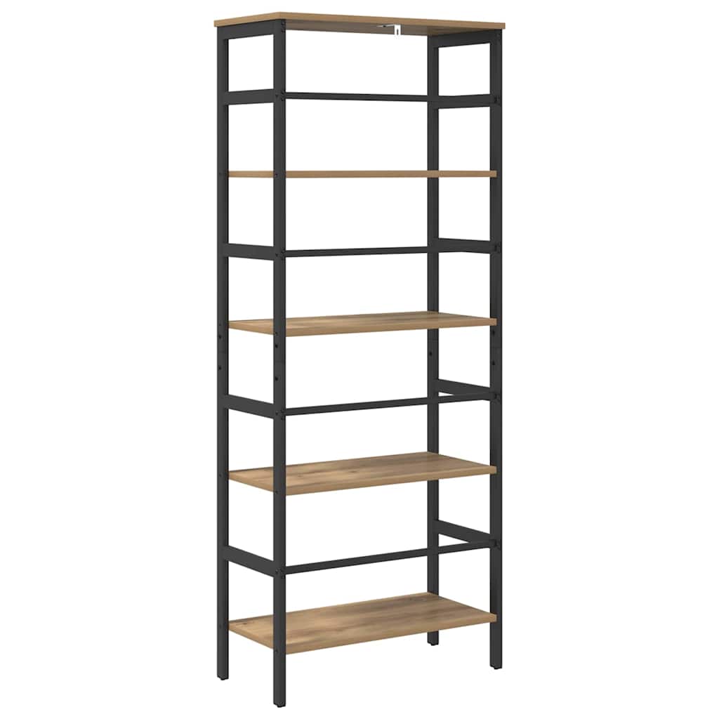 Boekenkast Artisan Eiken 60 x 29,5 x 149 cm Bewerkt hout