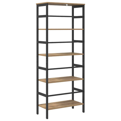Boekenkast Artisan Eiken 60 x 29,5 x 149 cm Bewerkt hout