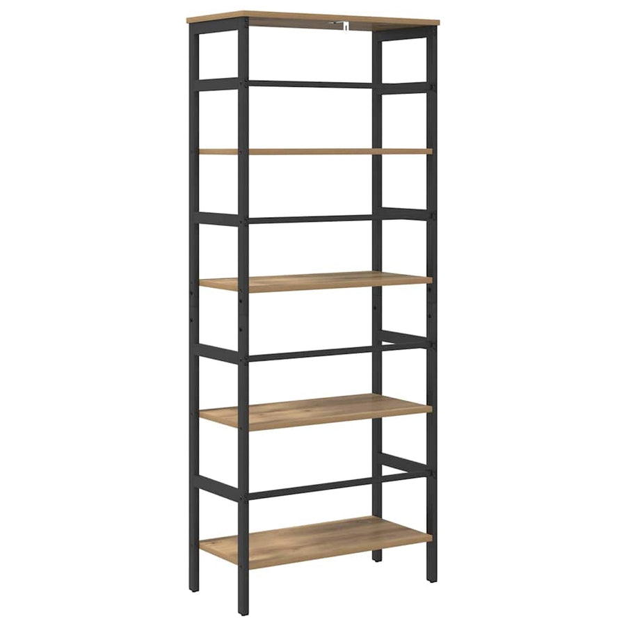 Boekenkast Artisan Eiken 60 x 29,5 x 149 cm Bewerkt hout