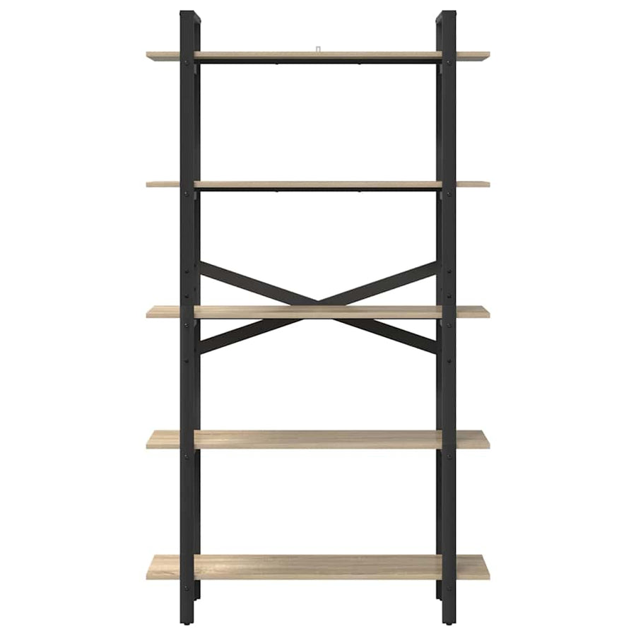 Boekenkast Sonoma Eiken 100 x 33,5 x 178 cm Bewerkt hout