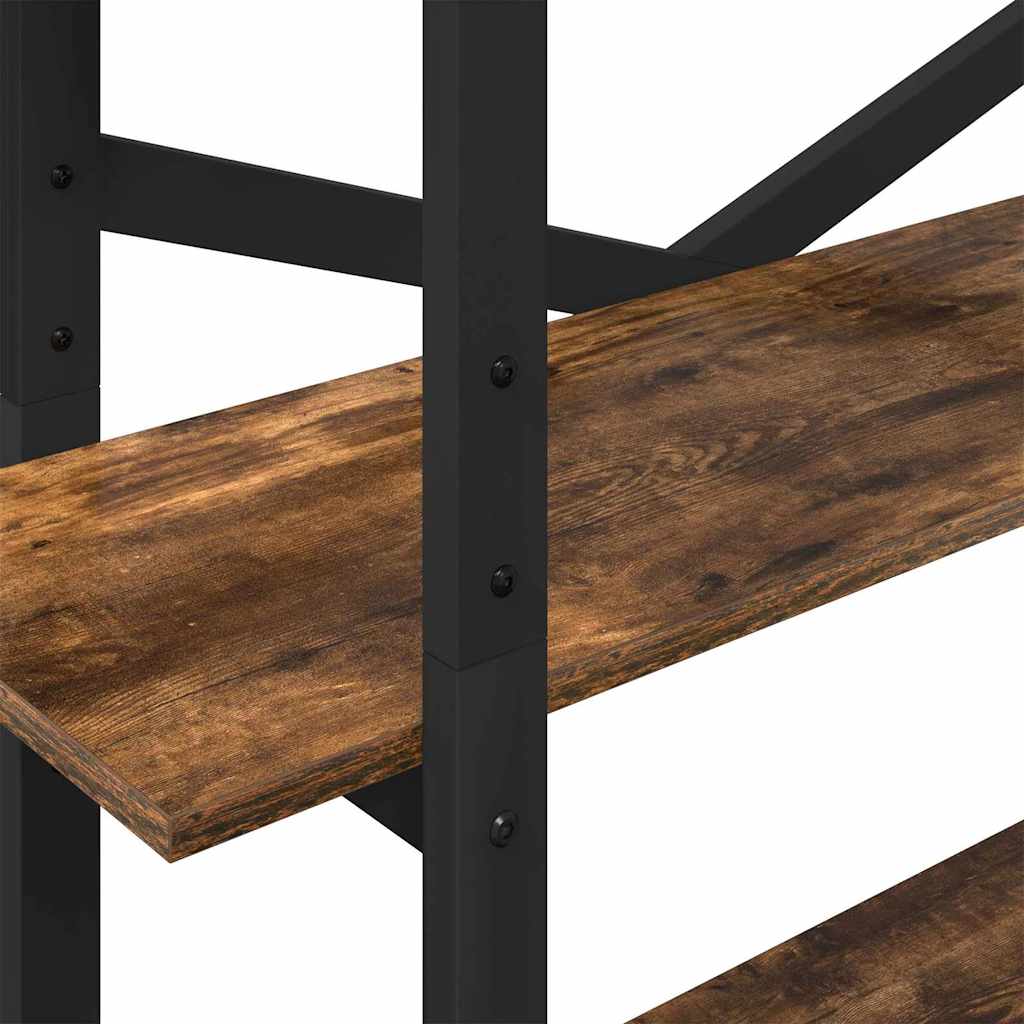 Boekenkast Gerookt eiken 100 x 33,5 x 178 cm Bewerkt hout