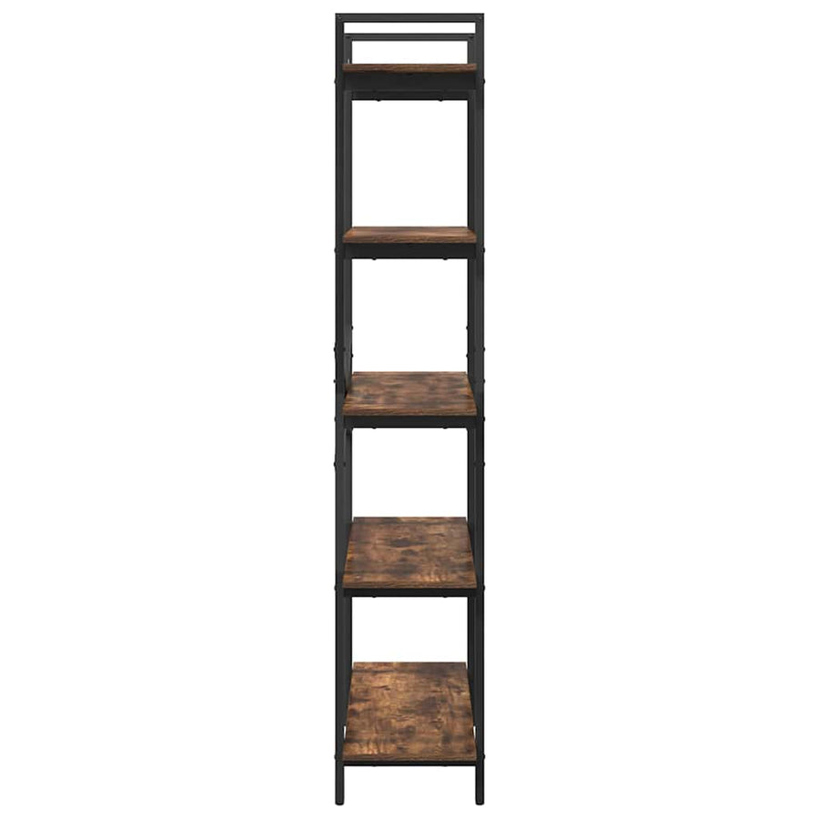 Boekenkast Gerookt eiken 100 x 33,5 x 178 cm Bewerkt hout