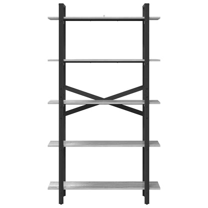 Boekenkast Grijs Sonoma 100 x 33,5 x 178 cm Bewerkt hout