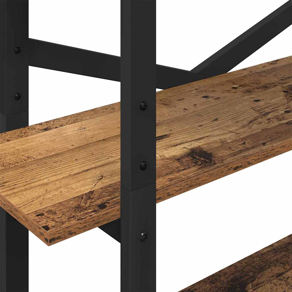 Boekenkast Oud Hout 100 x 33,5 x 178 cm Bewerkt hout