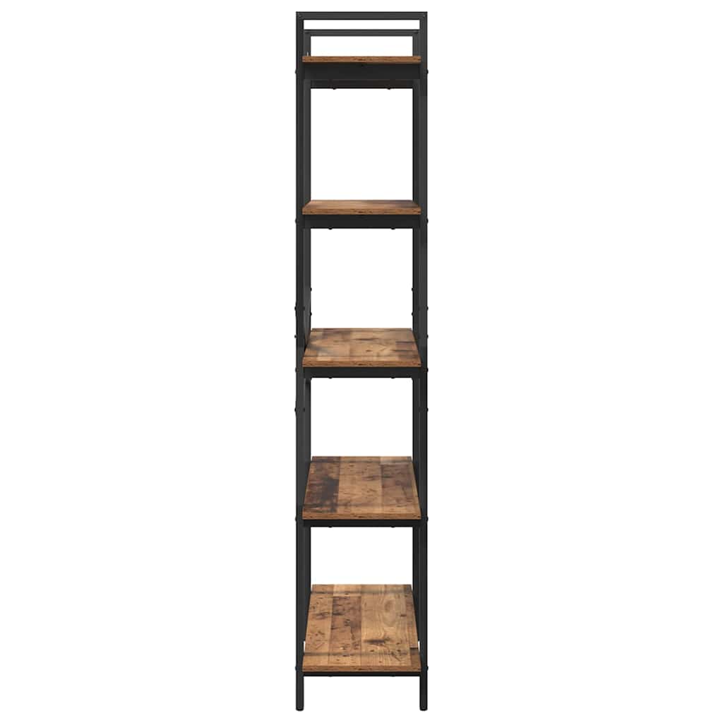 Boekenkast Oud Hout 100 x 33,5 x 178 cm Bewerkt hout