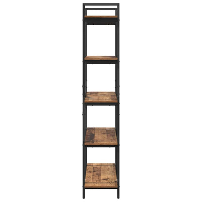 Boekenkast Oud Hout 100 x 33,5 x 178 cm Bewerkt hout