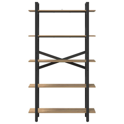 Boekenkast Artisan Eiken 100 x 33,5 x 178 cm Bewerkt hout