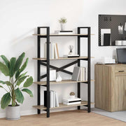 Boekenkast 100x33.5x140 cm sonoma eiken bewerkt hout