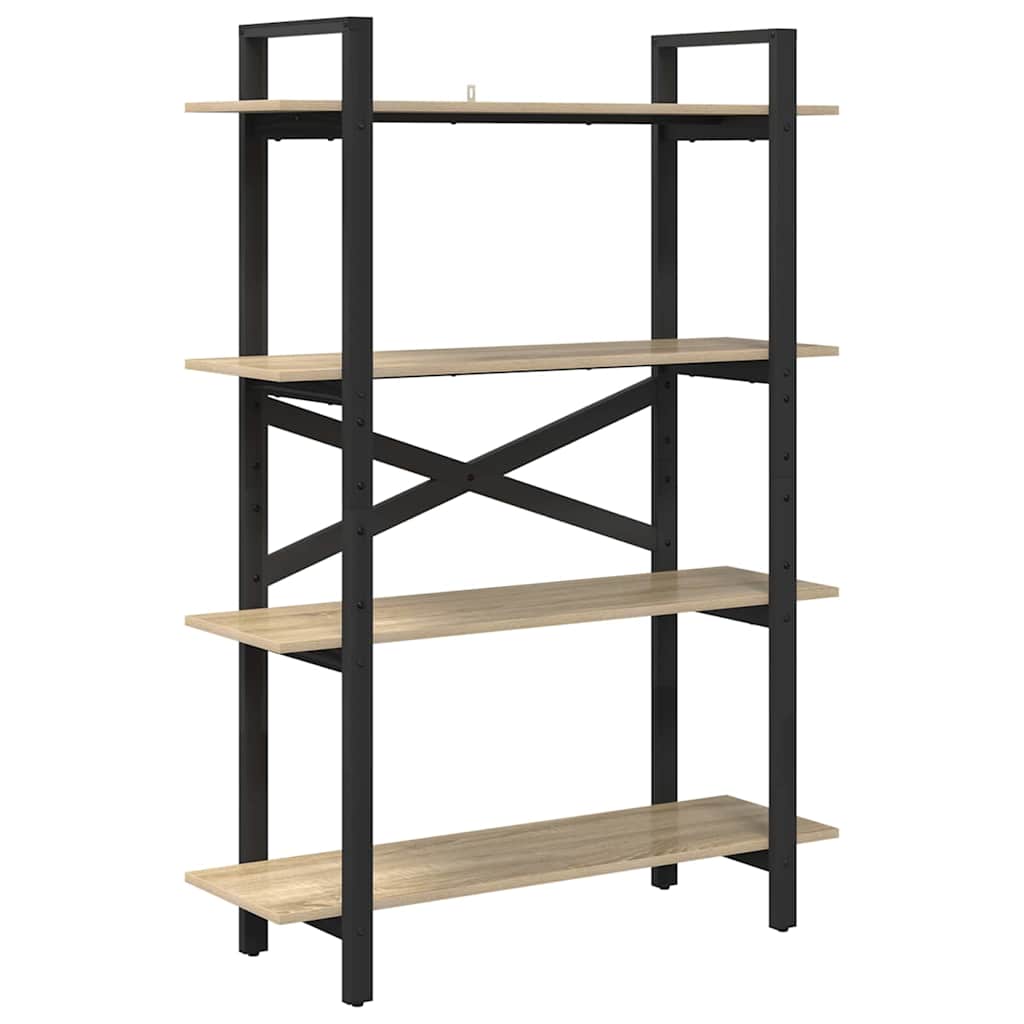 Boekenkast Sonoma Eiken 100 x 33,5 x 140 cm Bewerkt hout