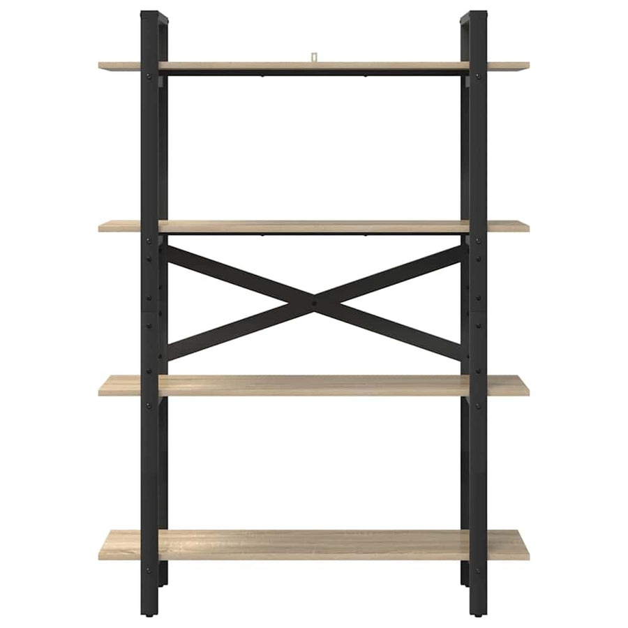 Boekenkast Sonoma Eiken 100 x 33,5 x 140 cm Bewerkt hout
