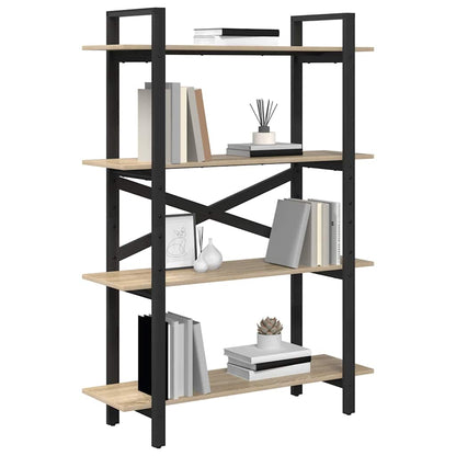 Boekenkast Sonoma Eiken 100 x 33,5 x 140 cm Bewerkt hout