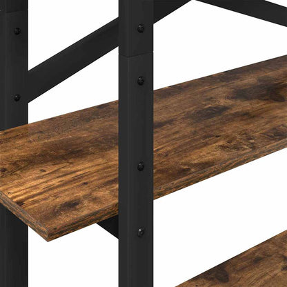 Boekenkast Gerookt eiken 100 x 33,5 x 140 cm Bewerkt hout