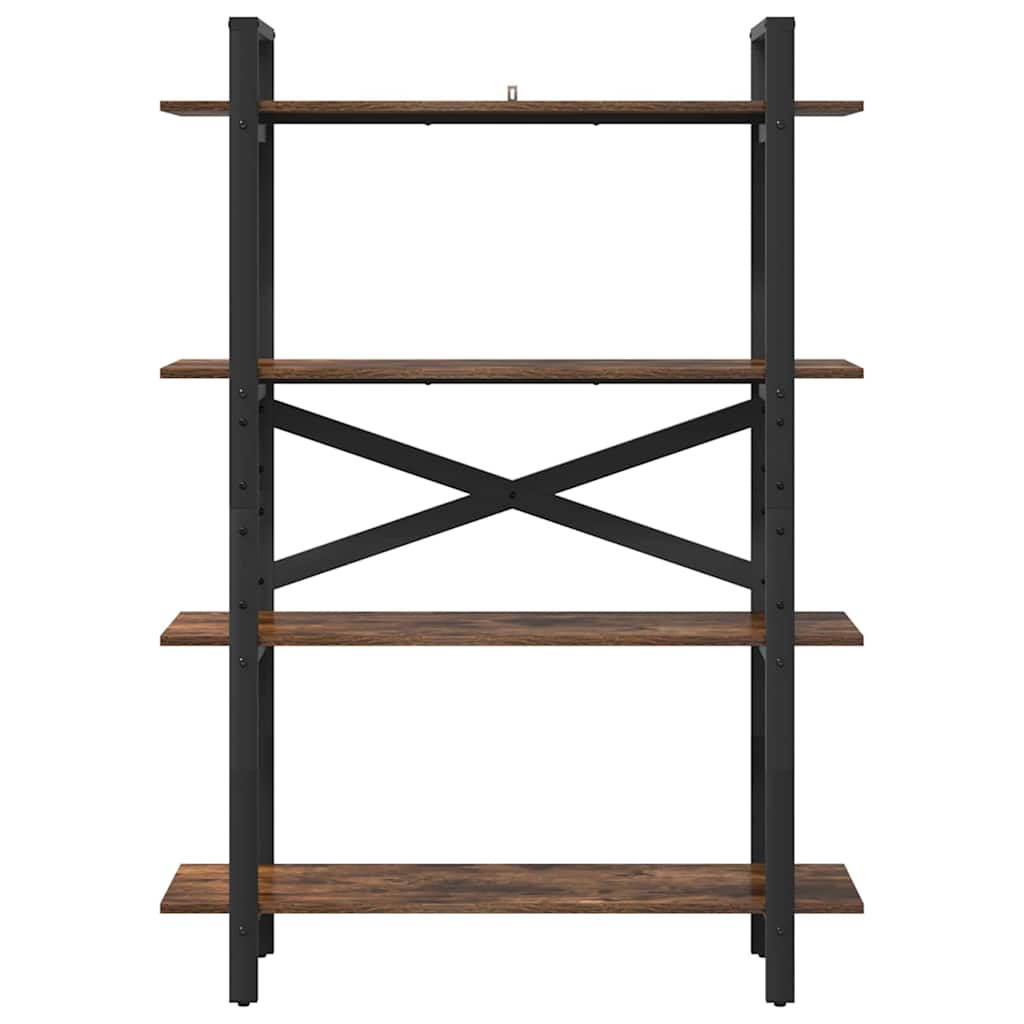 Boekenkast Gerookt eiken 100 x 33,5 x 140 cm Bewerkt hout