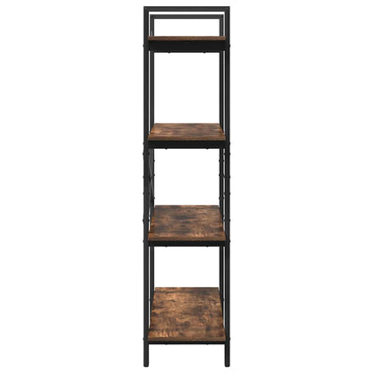 Boekenkast Gerookt eiken 100 x 33,5 x 140 cm Bewerkt hout