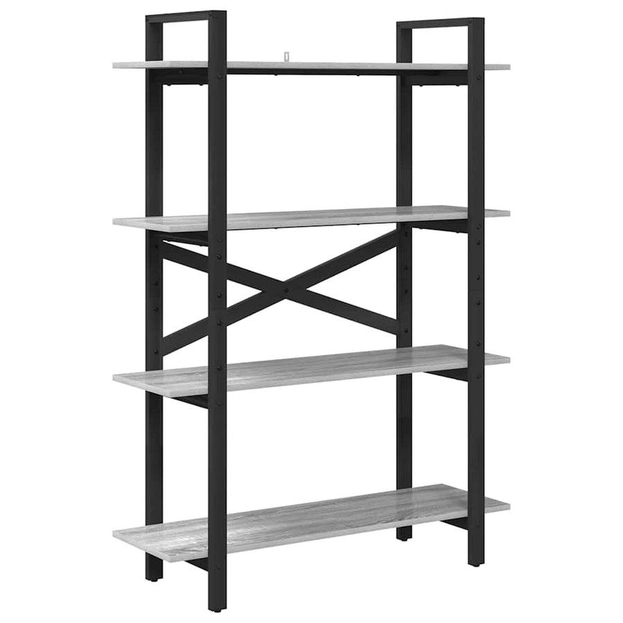 Boekenkast Grijs Sonoma 100 x 33,5 x 140 cm Bewerkt hout