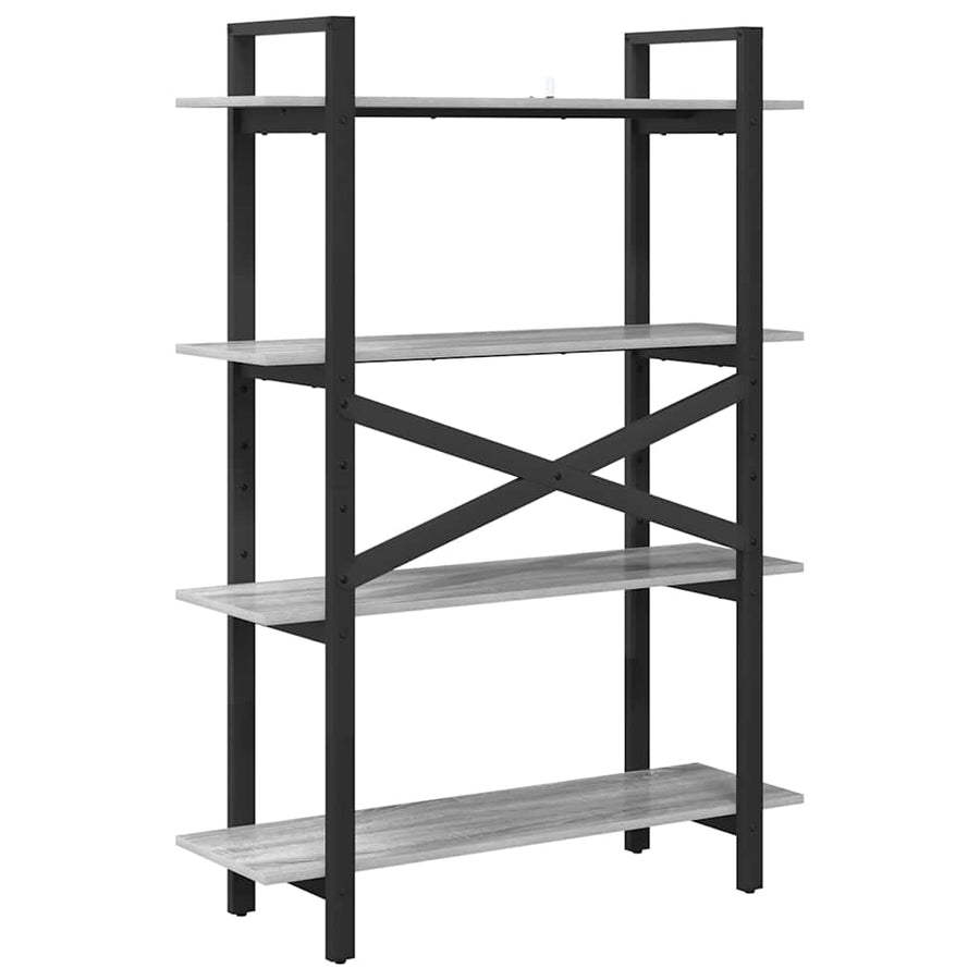 Boekenkast Grijs Sonoma 100 x 33,5 x 140 cm Bewerkt hout